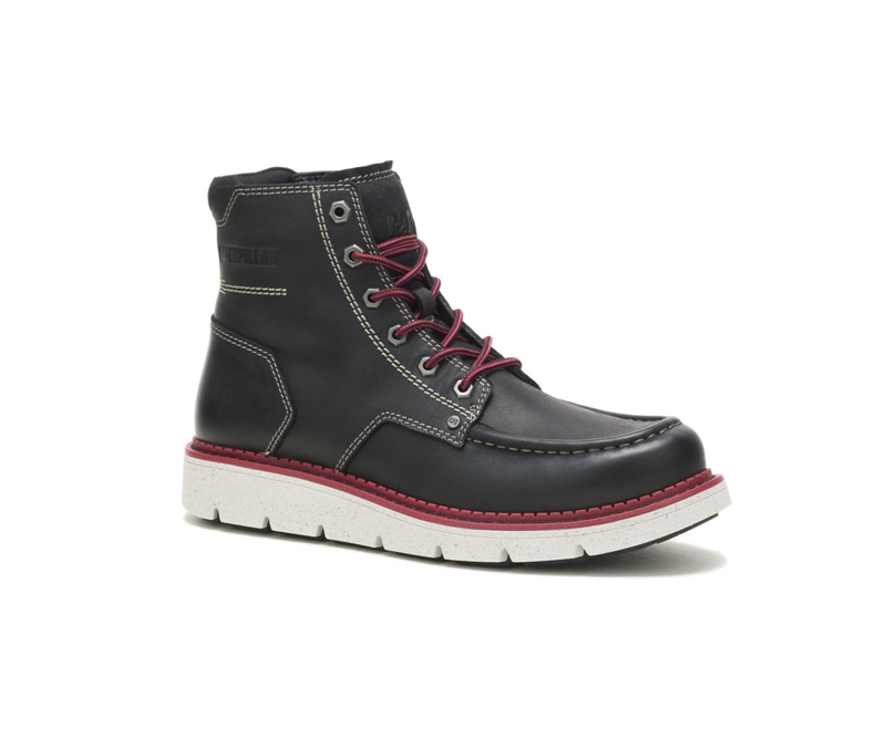 Botas Montaña Caterpillar Covert Hombre Negros | NVGXC-2075