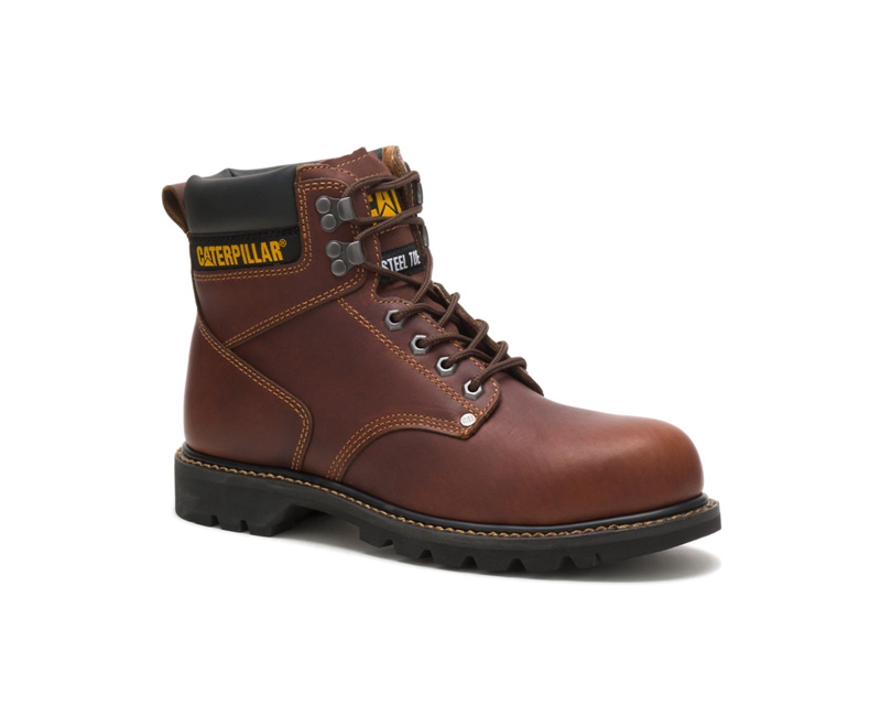 Botas Montaña Caterpillar Second Shift Steel Puntera Hombre Marrom | YPZEH-4950