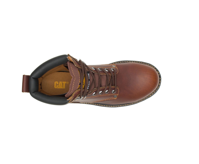 Botas Montaña Caterpillar Second Shift Steel Puntera Hombre Marrom | YPZEH-4950