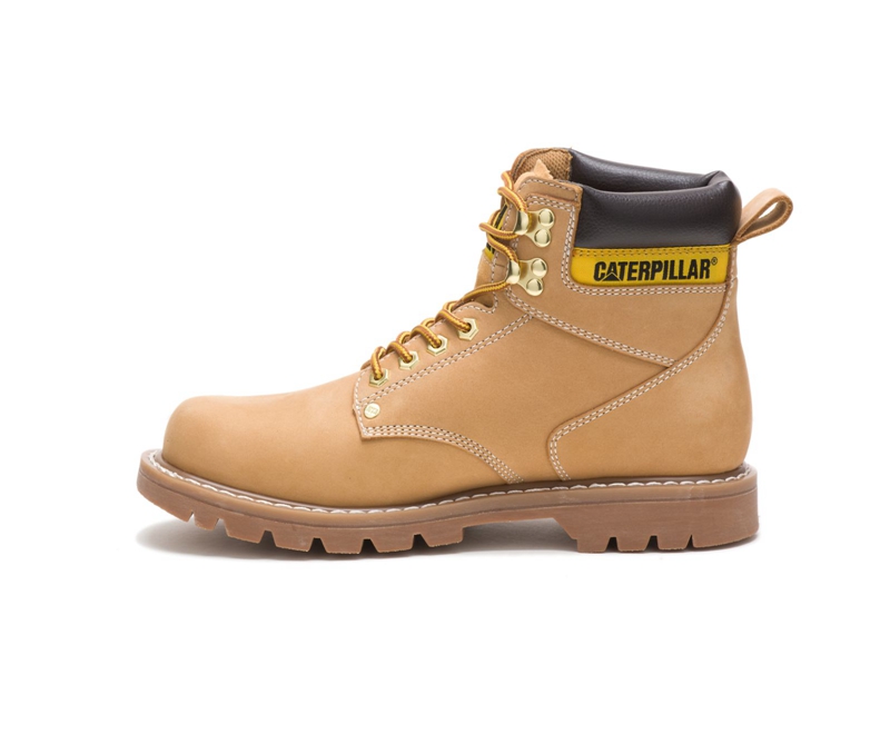 Botas Para Caminar Caterpillar Second Shift Hombre Naranjas | USEMZ-3458