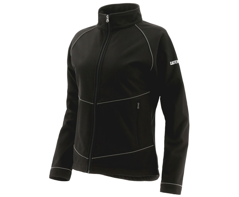 Chaquetas Caterpillar Triton Soft Shell Mujer Negros | JLVPY-0948