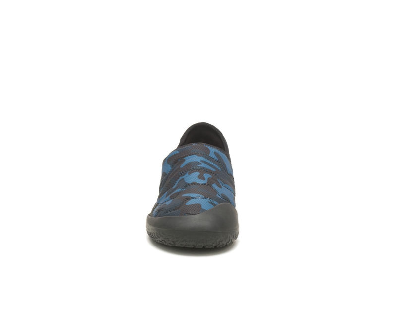 Mocassins Caterpillar Crossover Hombre Azules Negros | IAQHU-9125