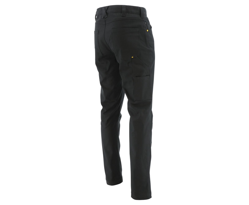 Pantalones Caterpillar Stretch Lona Utility Hombre Negros | RZAKN-5039