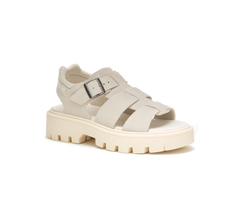 Sandalias Caterpillar Rigor Hombre Beige | DTVJZ-8164