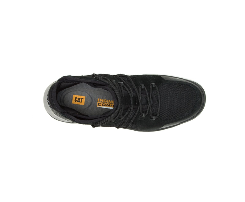 Tenis Caterpillar Crail Mid Hombre Negros | WGEJY-7354