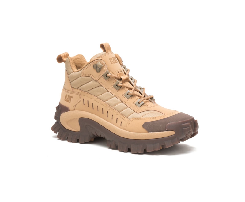 Tenis Caterpillar Intruder Mid Hombre Beige Oscuro | XFVYA-5927