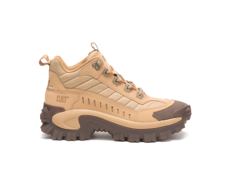 Tenis Caterpillar Intruder Mid Hombre Beige Oscuro | XFVYA-5927