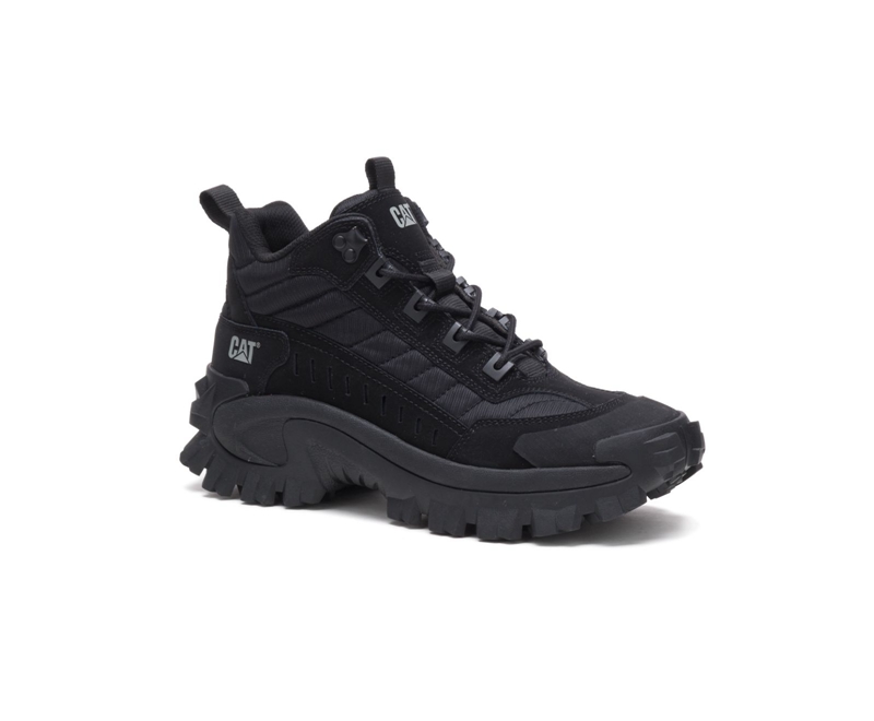 Tenis Caterpillar Intruder Mid Hombre Negros | EHFTG-1058