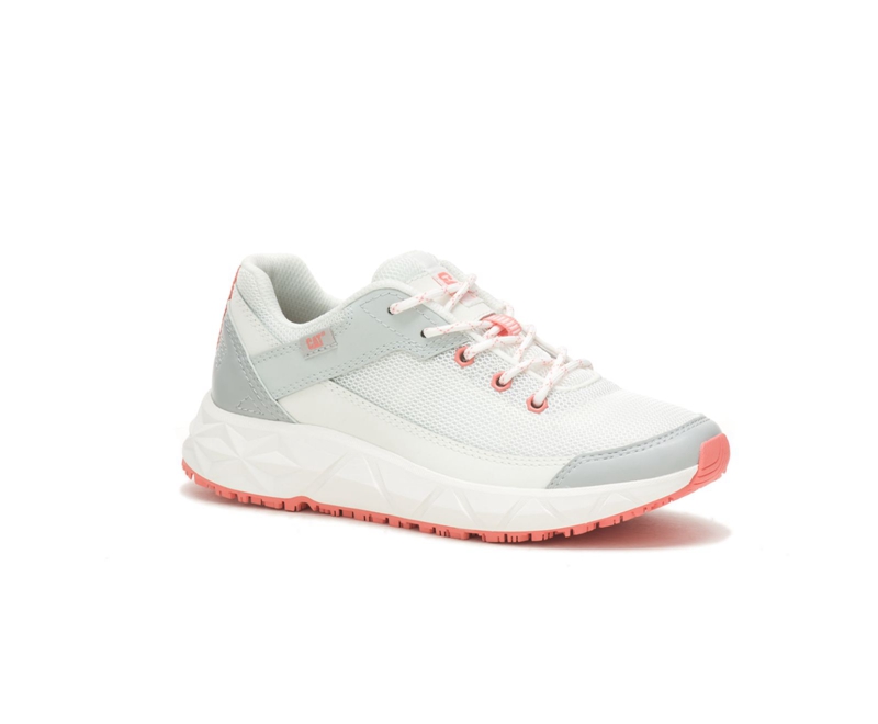 Tenis Caterpillar ProRush Speed FX Mujer Blancos Grises | MXLNC-8359