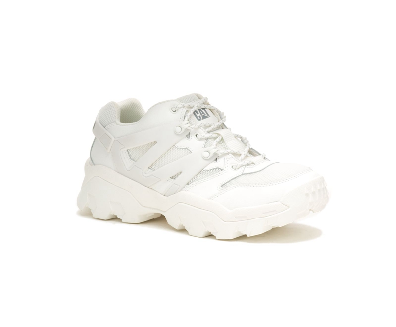 Tenis Caterpillar Reactor Hombre Blancos | DUWSX-5942