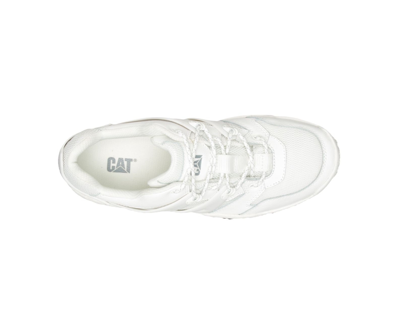 Tenis Caterpillar Reactor Hombre Blancos | DUWSX-5942