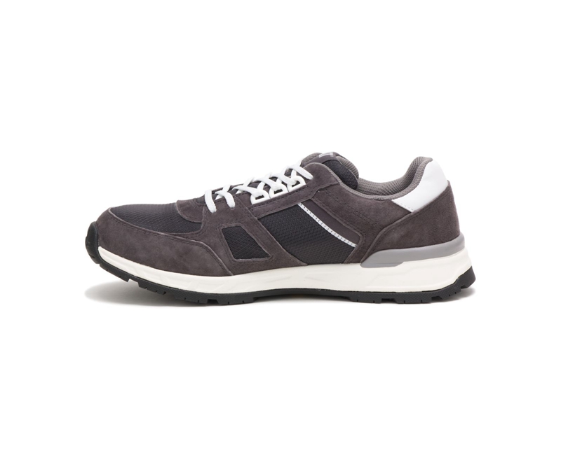 Tenis Caterpillar Woodward Steel Puntera Hombre Cafes | BTXAO-4625