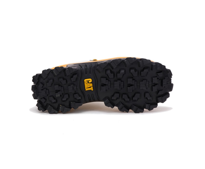 Zapatos Casuales Caterpillar Intruder Hombre Blancos Amarillos | UFQVJ-8356