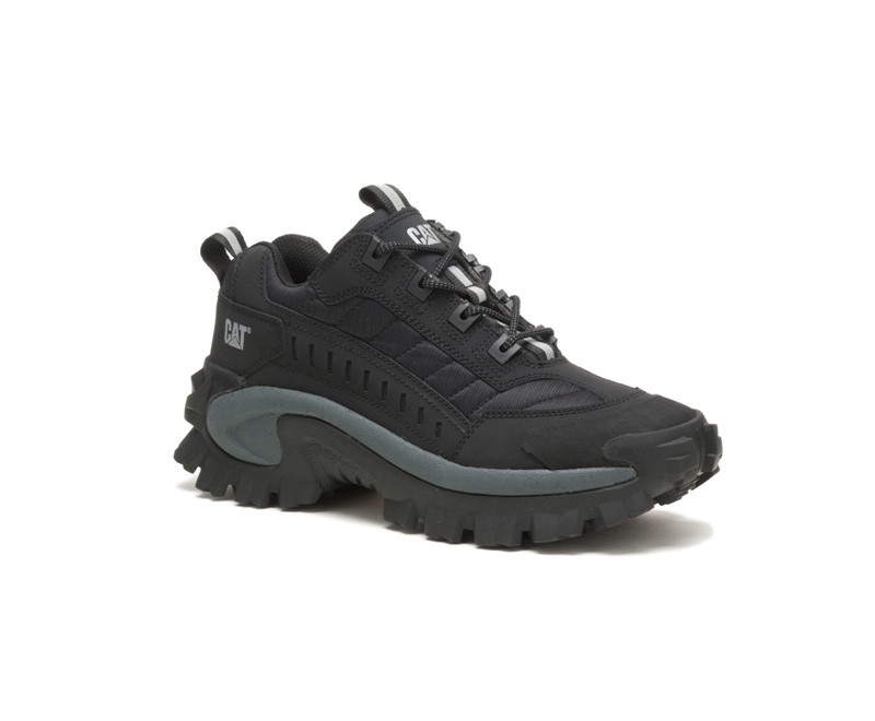 Zapatos Casuales Caterpillar Intruder Hombre Negros Grises Oscuro | VOXIL-0195