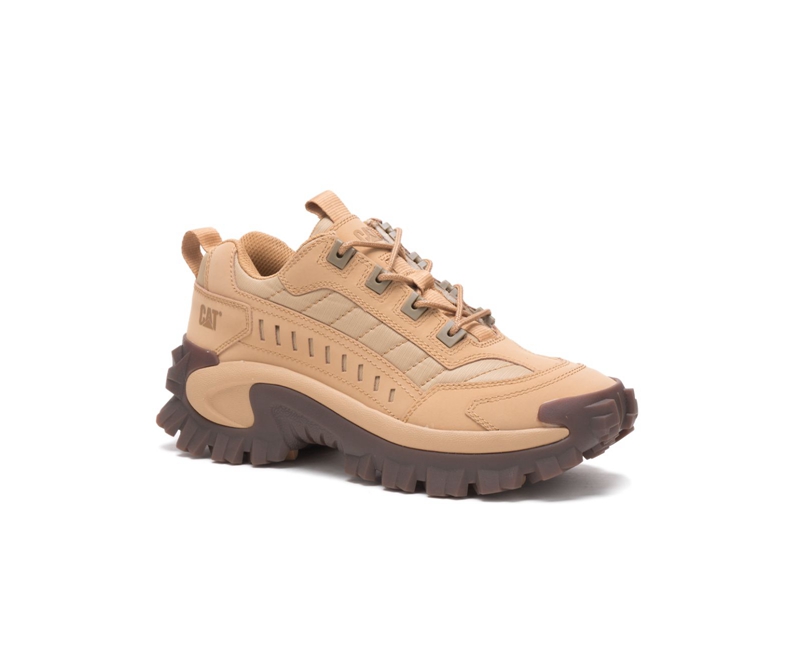 Zapatos Casuales Caterpillar Intruder Mujer Beige Oscuro | DBACY-1360