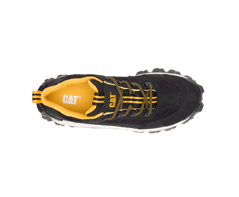 Zapatos Casuales Caterpillar Intruder Mujer Negros Blancos | SZFGN-0753