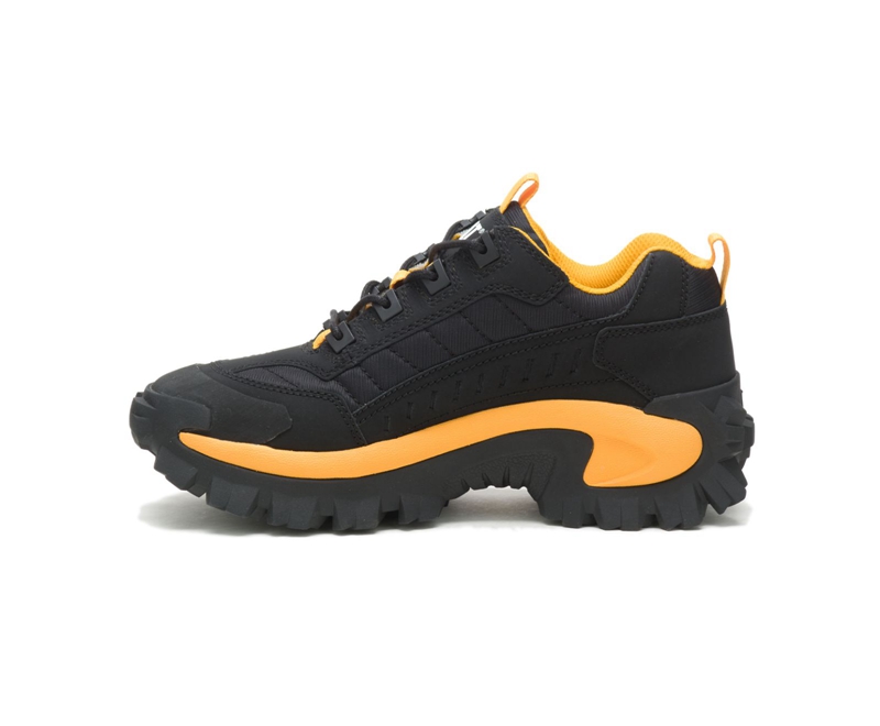 Zapatos Casuales Caterpillar Intruder Mujer Negros Amarillos | WPMIZ-9017