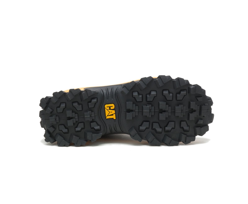 Zapatos Casuales Caterpillar Intruder Mujer Negros Amarillos | WPMIZ-9017