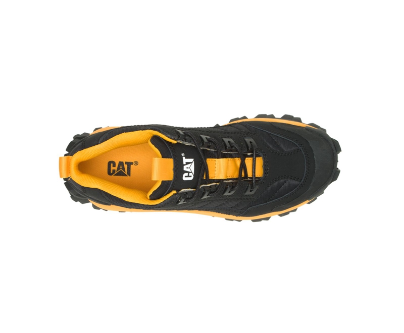 Zapatos Casuales Caterpillar Intruder Mujer Negros Amarillos | WPMIZ-9017