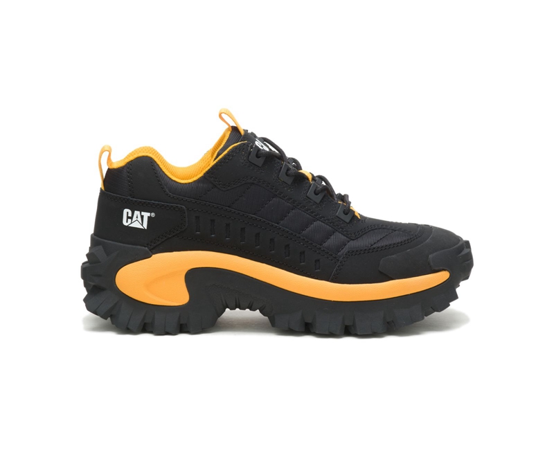 Zapatos Casuales Caterpillar Intruder Mujer Negros Amarillos | WPMIZ-9017