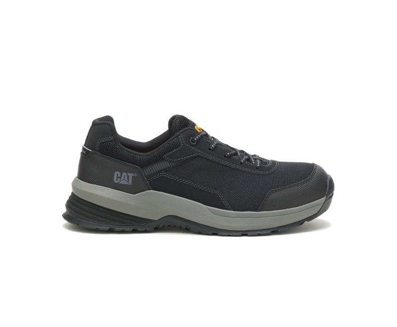 Zapatos De Trabajo Caterpillar Streamline 2.0 Mesh Composite Puntera Hombre Negros | BDVWE-1450