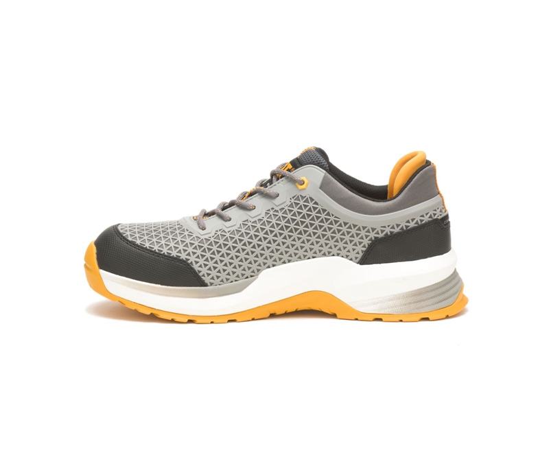 Zapatos De Trabajo Caterpillar Streamline 2.0 Composite Puntera Hombre Grises | CTILM-6804