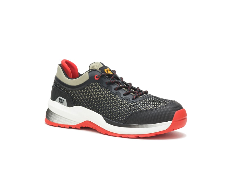 Zapatos De Trabajo Caterpillar Streamline 2.0 Composite Puntera Hombre Grises Negros | HDPSQ-6245