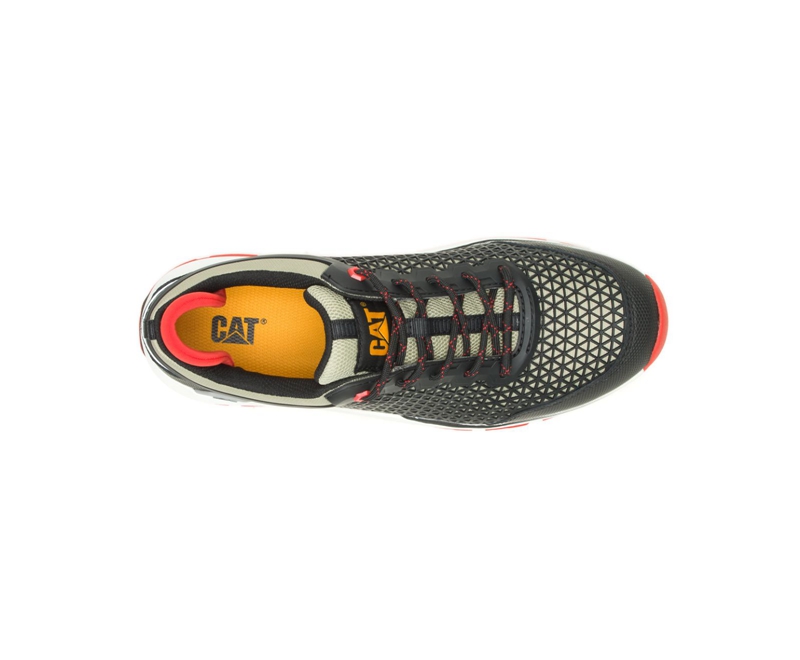 Zapatos De Trabajo Caterpillar Streamline 2.0 Composite Puntera Hombre Grises Negros | HDPSQ-6245