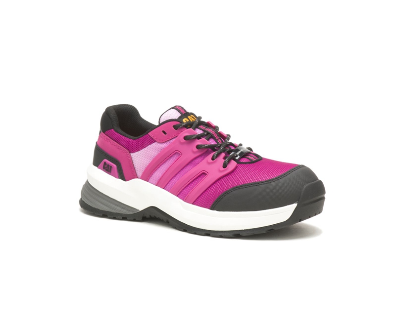 Zapatos De Trabajo Caterpillar Streamline 2.0 Composite Puntera Mujer Fucsia | OGTYF-1205