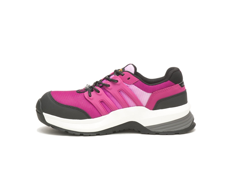 Zapatos De Trabajo Caterpillar Streamline 2.0 Composite Puntera Mujer Fucsia | OGTYF-1205