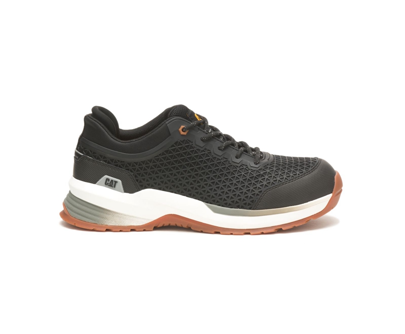 Zapatos De Trabajo Caterpillar Streamline 2.0 Composite Puntera Hombre Negros | UXKDY-6723